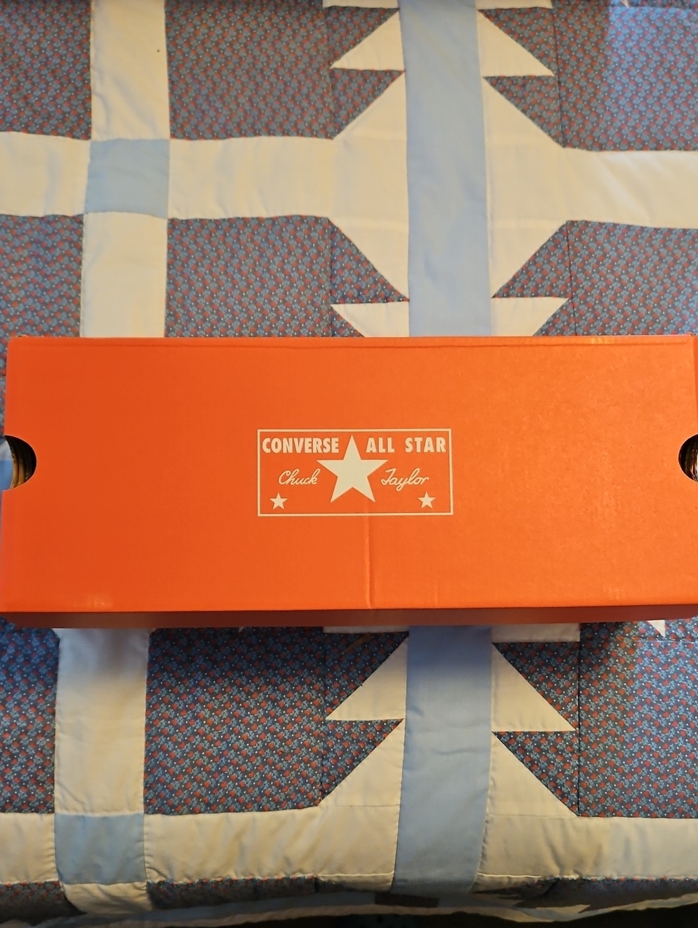 Converse Orange All Star Chuck Taylor Empty Shoebox